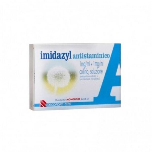 Imidazyl Antihistaminique - Collyre Allergies & Irritations - 10 Fioles Unidoses 0,5 ml,Imidazyl Antihistaminique - Gouttes Oculaires Allergies & Irritations - 10 Fioles Unidoses 0,5 ml