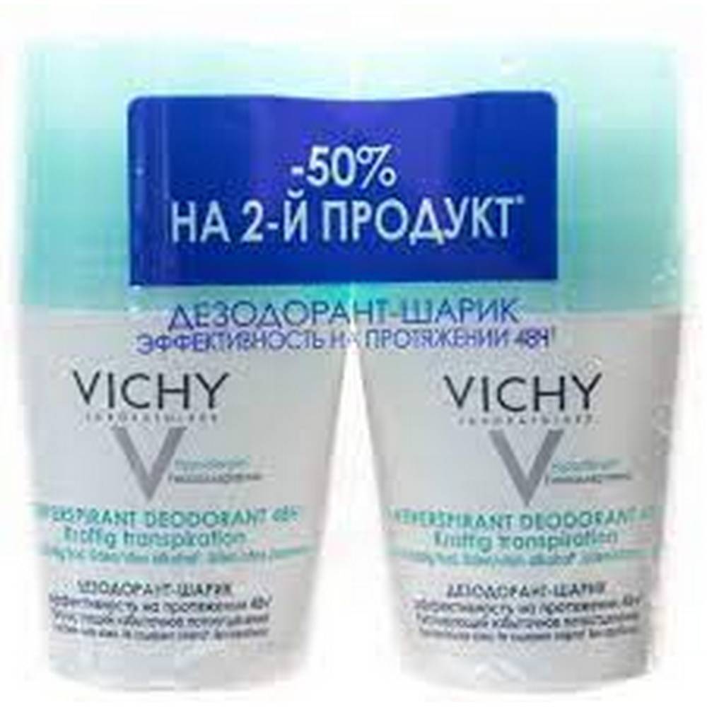  VICHY ANTI-TRACE ROLL-ON DEODORANT 2×50,L’OREAL CZECH S.R.O.