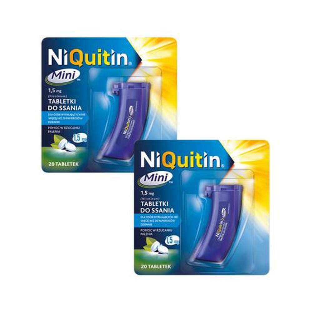 НИКВИТИН МИНИ 1,5 МГ 20 ,NIQUITIN MINI 1,5 MG 20,OMEGA PHARMA