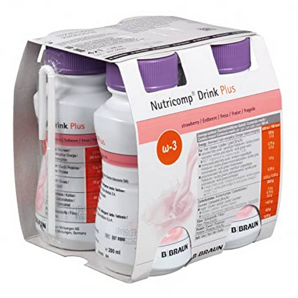NUTRICOMP 4 X200 – STRAWBERRY / PROTEIN,B.BRAUN