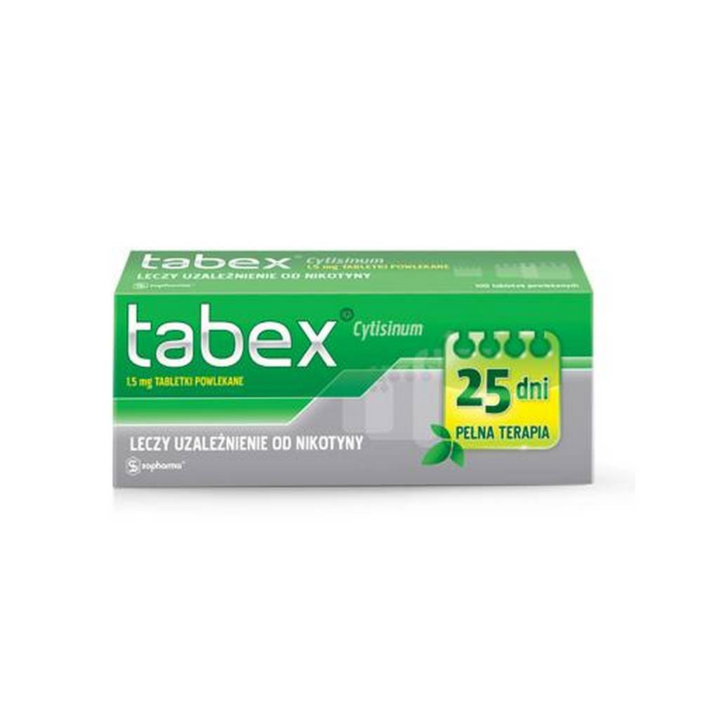 ТАБЕКС 1,5 МГ 100 ТАБЛ.TABEX 1,5 MG 100 TABL.SOPHARMA