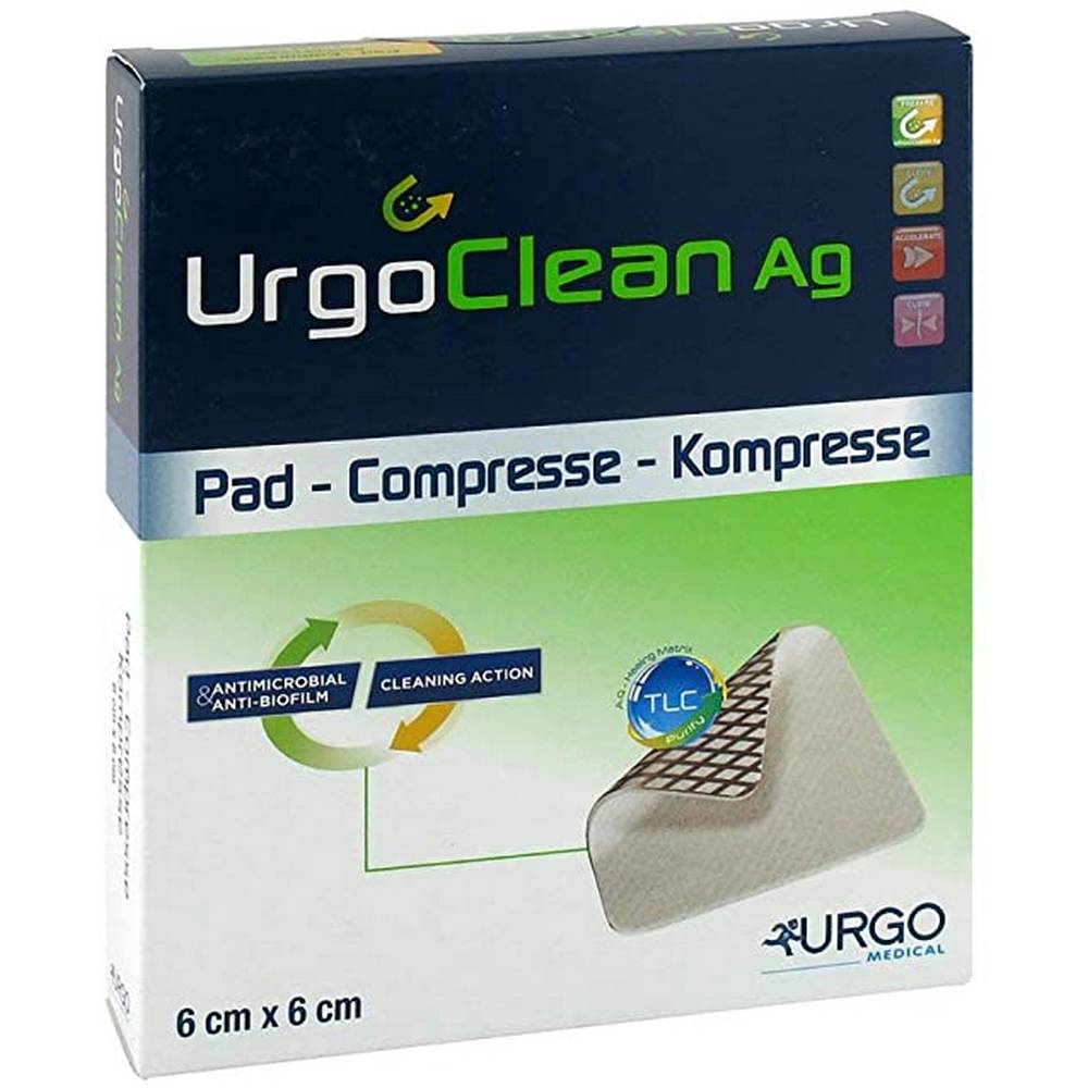 УргоКлин, перевязочный материал, 6 см x 6 см, 1,UrgoKlin, materiał opatrunkowy, 6 cm x 6 cm, 1,Urgo GmbH
