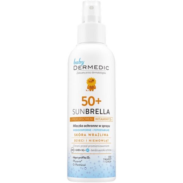 Dermedic Baby Sunbrella Leche Protectora Spray Piel Sensible de Niños y Bebés 150Ml