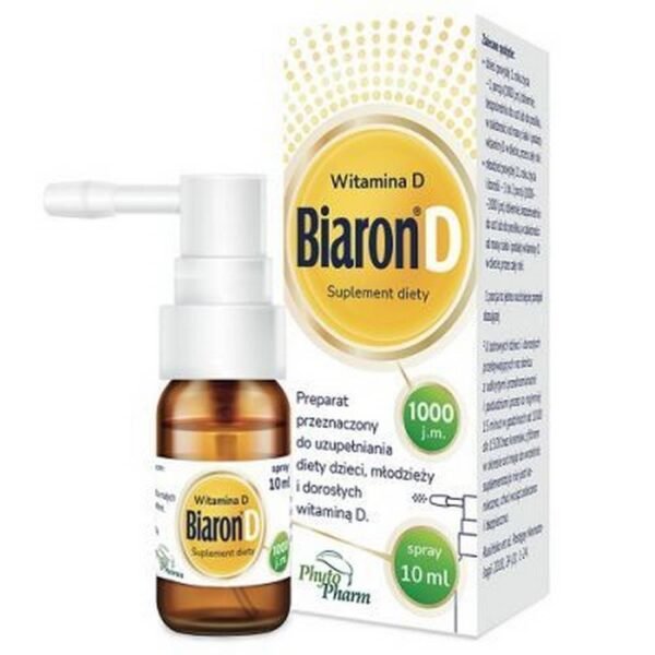 BIOARON D Spray es un complemento alimenticio que contiene una fuente de vitamina D en forma de spray.