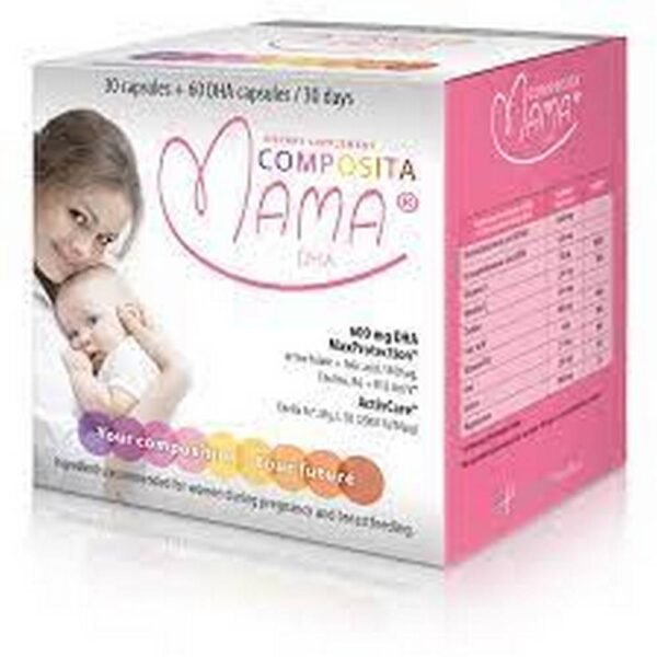 COMPOSITA Mama DHA is a product designed by specialists for pregnant and lactating women.