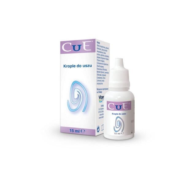 Cue - drops with a complex formula, recommended in inflammation of the external ear canal and in daily ear care.