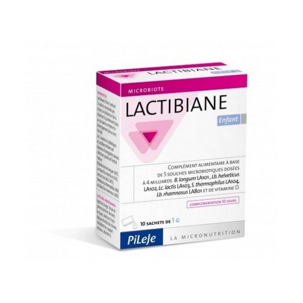 Lactibiane pour enfants avec de la vitamine D3 en gouttes améliore les fonctions du tube digestif et soutient le système immunitaire des enfants, et a un effet positif sur la bonne croissance et la formation osseuse.