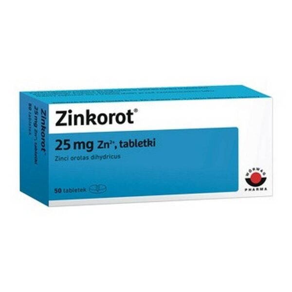 Les comprimés de Zinkorot sont un médicament qui comble les carences en zinc. Le médicament est utilisé lorsque la complémentation d'une carence en zinc avec un régime alimentaire est insuffisante. Zinkorot peut être utilisé chez l'adulte et l'enfant de plus de 6 ans.
