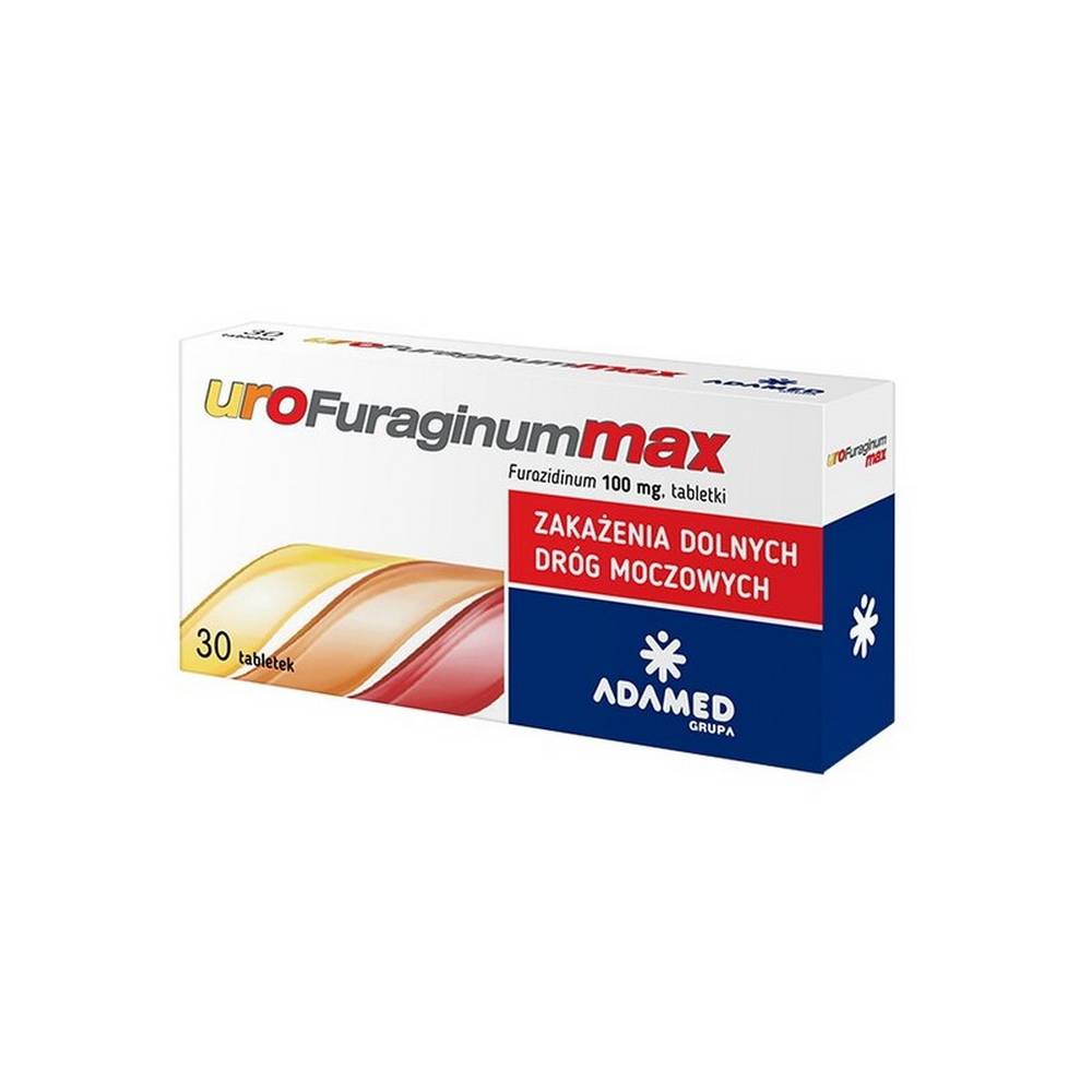 UROFURAGINUM MAX, 100 MG, COMPRIMÉS, 30 PIÈCES