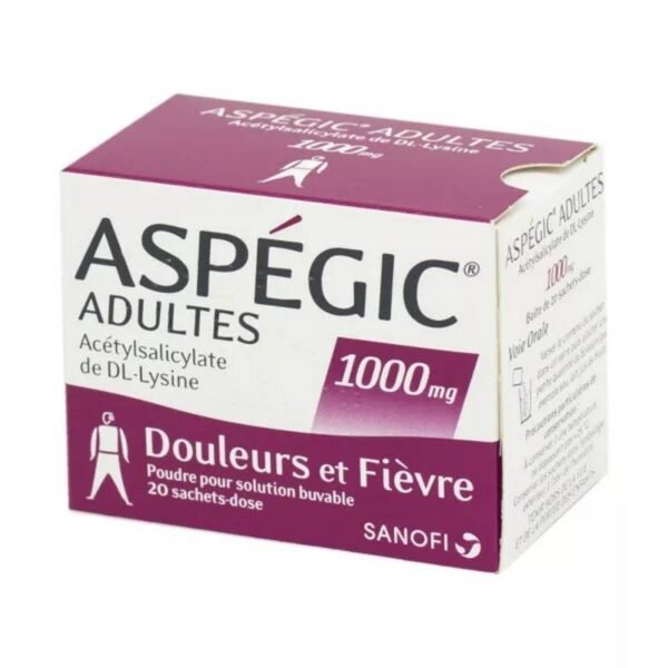 Aspirin - Pain and fever - From 15 years old