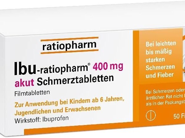 Ibu-ratiopharm Acute 400 mg , 50