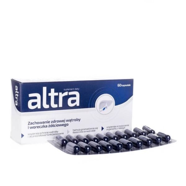 Altra supports the health of the liver and gallbladder, their proper functioning, and prevents the accumulation of fats in the liver.