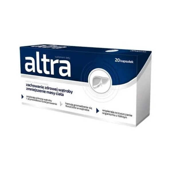 Altra helps support healthy liver function, prevents the accumulation of fat in the liver, and helps maintain a healthy gallbladder and proper function.