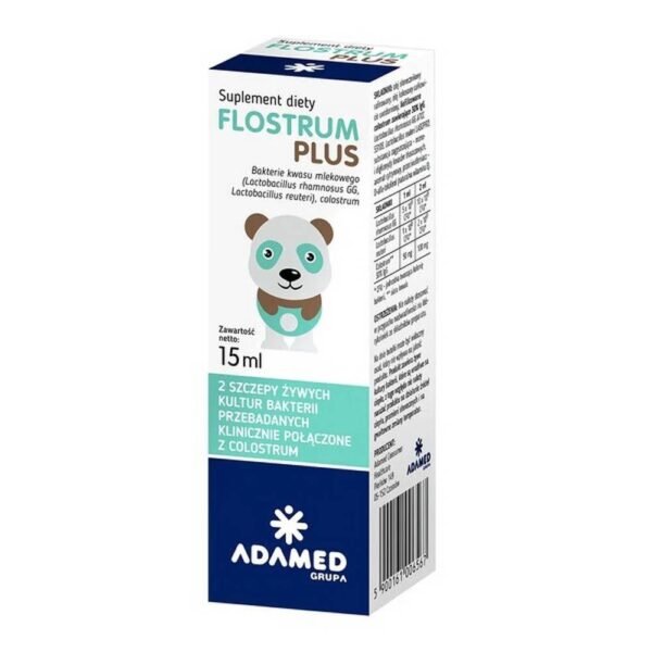 Flostrum Plus est un complément alimentaire contenant une association de colostrum et de bactéries lactiques, qui font partie de la flore intestinale.