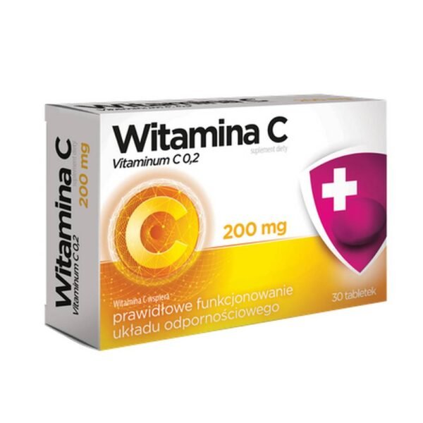 Vitamin C is a dietary supplement that supports the proper functioning of the immune system.