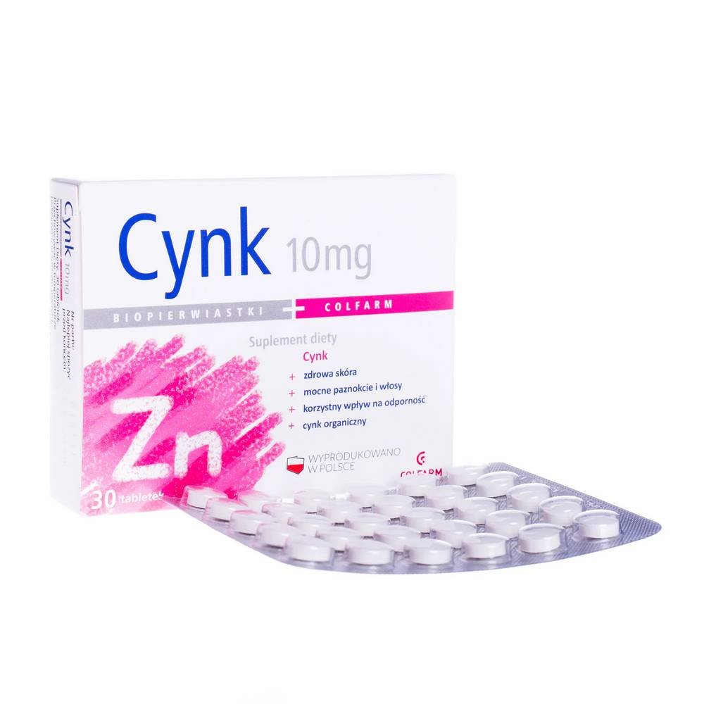 cynk 10mg 30 tabletek El medicamento está destinado a personas que tienen deficiencia de zinc y/o vitamina C en el organismo, especialmente debido a una mayor necesidad de estos elementos.