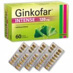 Ginkofar Intense to improve cognitive abilities in older people (weakening of memory and mental function associated with age), to improve quality of life in mild dementia.