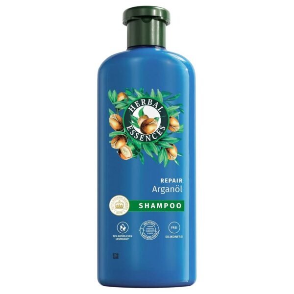 Herbal Essences Repair with Argan Oil is suitable for the care of damaged hair and gives hair a feeling of elasticity and shine, provides intensive care and restores hair.