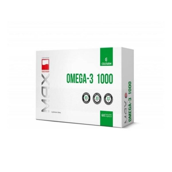 Max Omega-3 is a preparation in the form of soft capsules that supplements the diet with unsaturated omega-3 fatty acids.