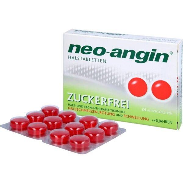 Neo-Angin fights bacterial pathogens and has antiviral properties, relieves sore throat and soothes irritated throat.