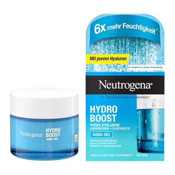 Neutrogena Hydro Boost Aqua gel 50ml moisturizes, strengthens the skin barrier by 80%, makes the skin smooth and elastic.