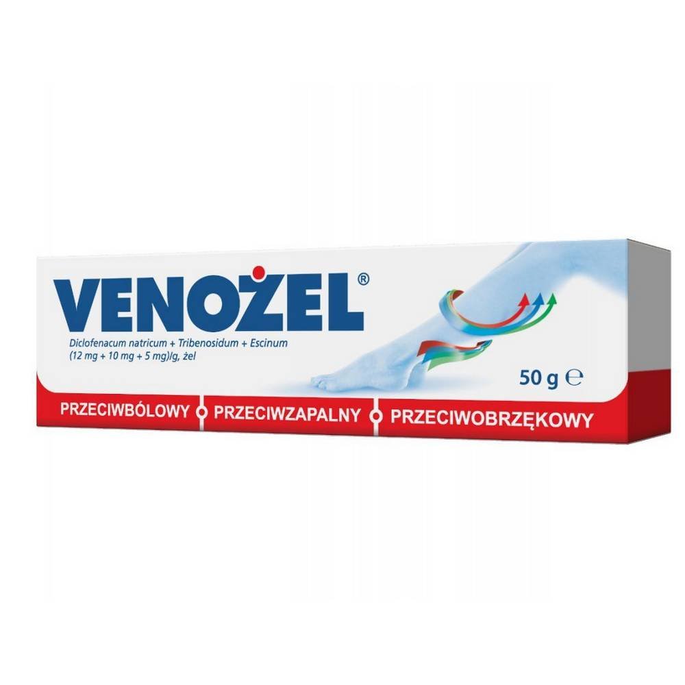 venozel 50 g Веногель оказывает обезболивающее, противовоспалительное и противоотечное средство.