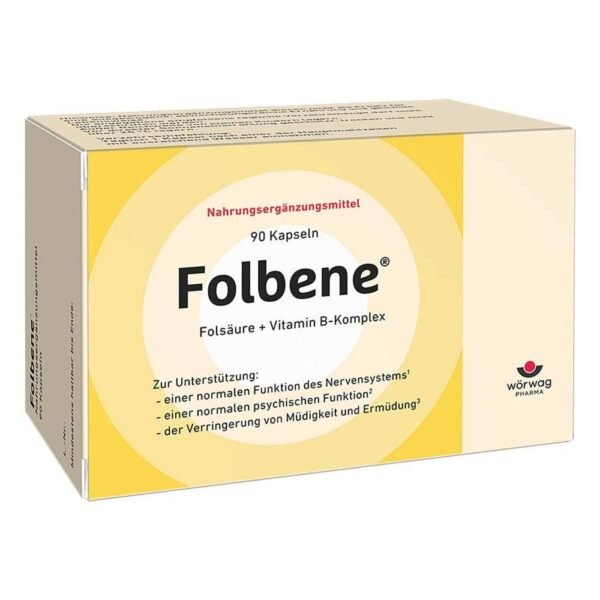 Folbene® is an optimal combination of folic acid, vitamin B6 and vitamin B12.