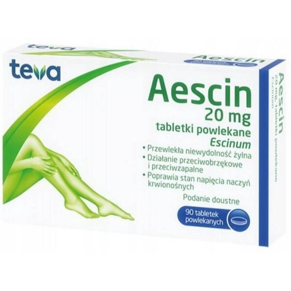 Réduit l'enflure-Aescin 20mg,