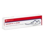 The active ingredient heparin sodium prevents the blood in the body from clotting and thus supports the breakdown of blood clots.