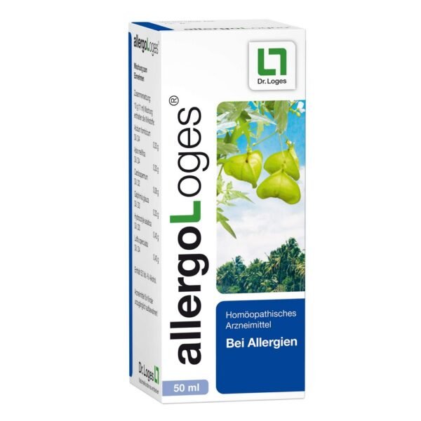 allergologes® gouttes Domaines d'application : Le domaine d'application est dérivé des images pharmaceutiques homéopathiques. Il s'agit notamment de : allergies, en particulier des maladies allergiques cutanées, du rhume des foins. Attention : les gouttes contiennent 52 % vol. d'alcool.