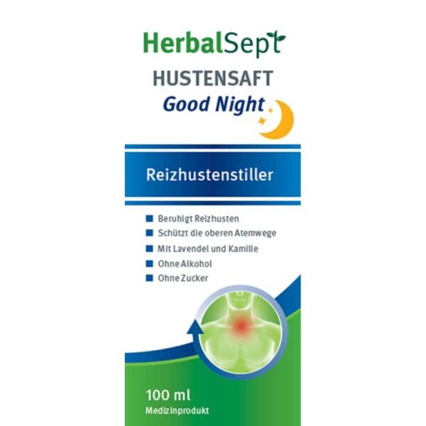 cough-DR.THEISS HERBAL SEPT GOOD NIGHT syrup,sore throat-DR.THEISS HERBAL SEPT GOOD NIGHT syrup,cold-DR.THEISS HERBAL SEPT GOOD NIGHT syrup,respiratory tract-DR.THEISS HERBAL SEPT GOOD NIGHT syrup