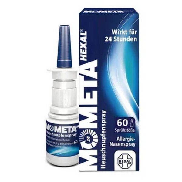Le spray rhume des foins MometaHEXAL est utilisé chez les adultes pour traiter les symptômes du rhume des foins