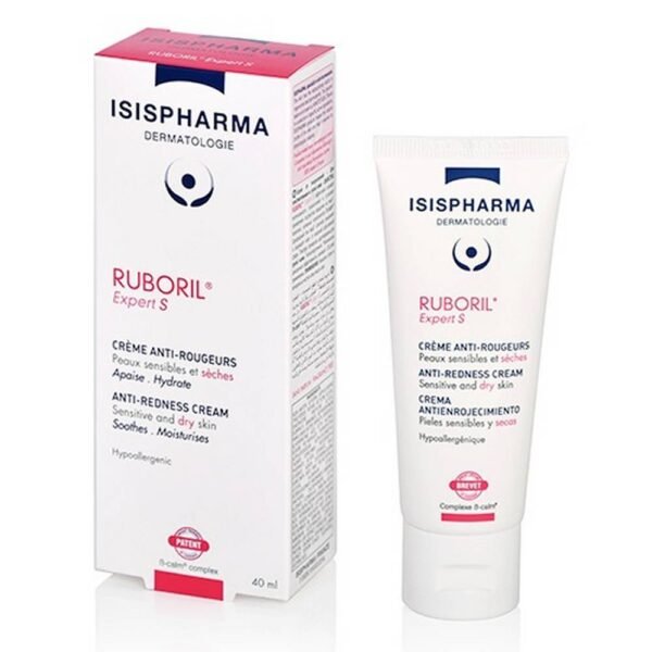 for sensitive skin-ISIS PHARMA RUBORIL EXPERT S cream 40ml , dry skin prone to redness-ISIS PHARMA RUBORIL EXPERT S cream 40ml,moisturise-ISIS PHARMA RUBORIL EXPERT S cream 40ml,smooth-ISIS PHARMA RUBORIL EXPERT S cream 40ml