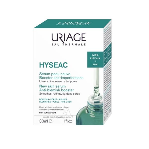 pimples-URIAGE HYSEAC serum new skin 30ml, blackheads-URIAGE HYSEAC serum new skin 30ml, enlarged pores-URIAGE HYSEAC serum new skin 30ml,  fine lines-URIAGE HYSEAC serum new skin 30ml