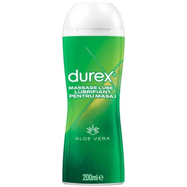 Sequedad de las mucosass -Durex  Massage gel and lubricant with aloe vera,