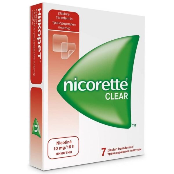 Dejar de fumar-Johnson & Johnson Nicorette Clear Patches, 10 mg/16 h,