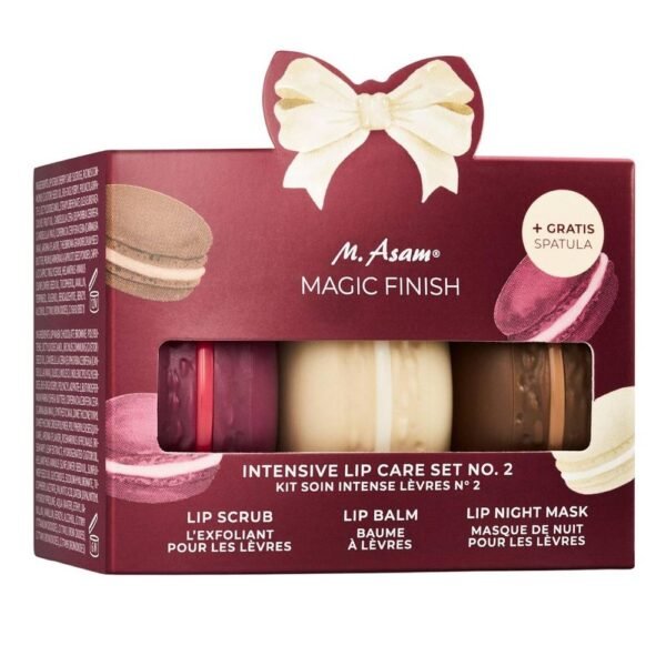 M. Asam MAGIC FINISH Intensive Lip Care Set (3 x 8.5 g) gives lips a fresh, well-groomed look, gently removes dead skin cells, moisturizes throughout the day.
