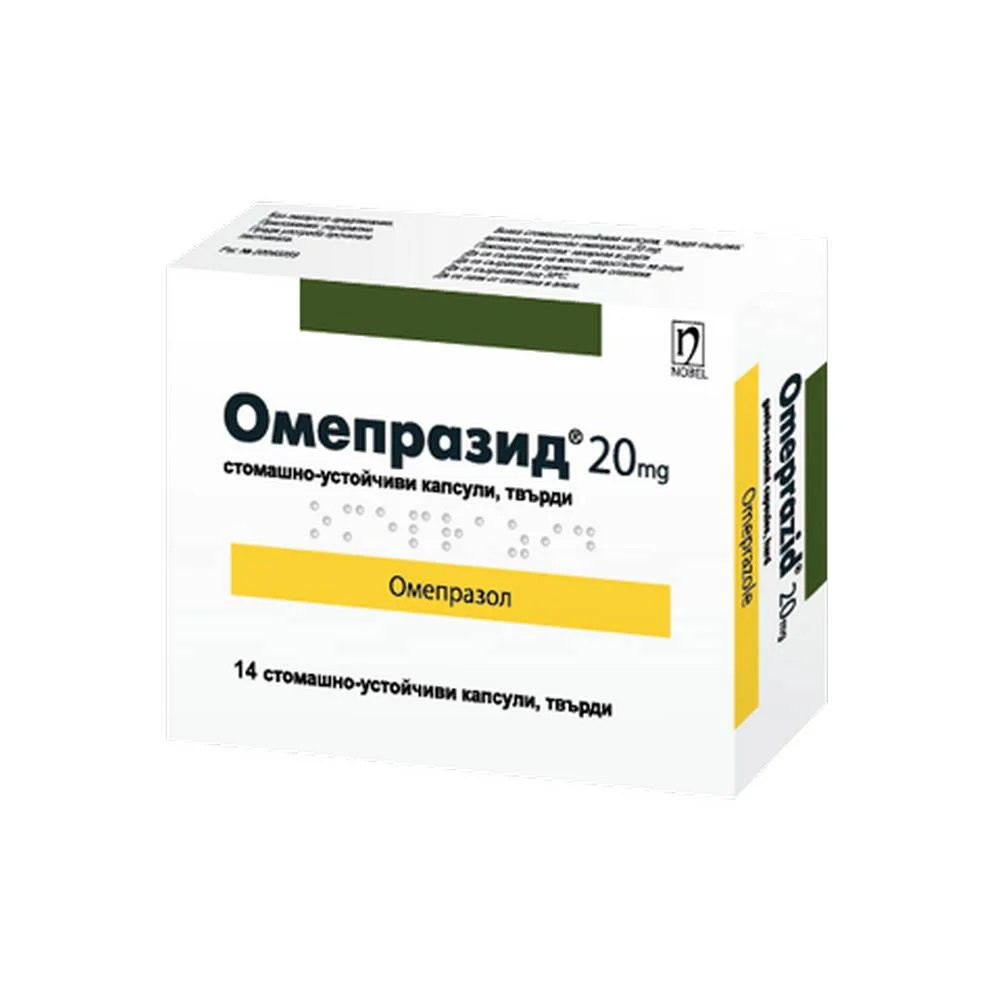 NOBEL PHARMA OMEPRAZID 20 MG,14