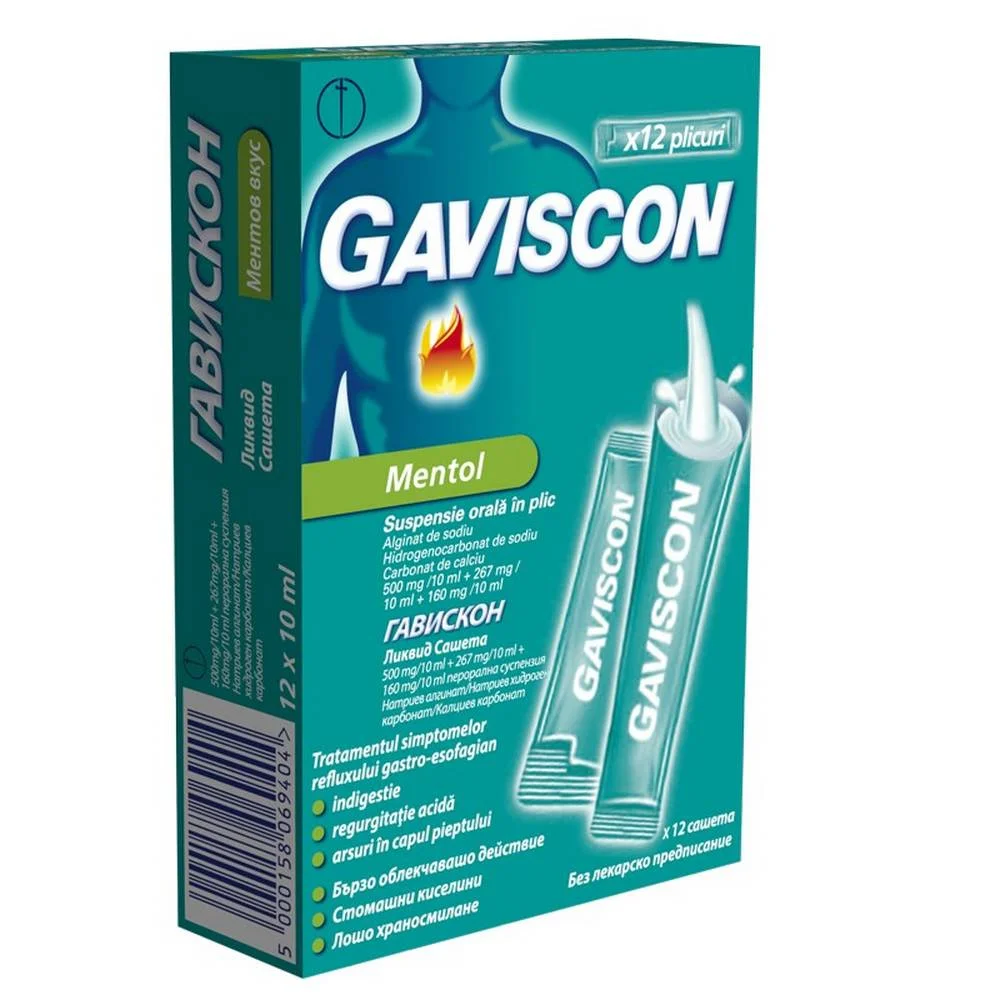 RECKIT GAVISCON LIQUID SACHET,12