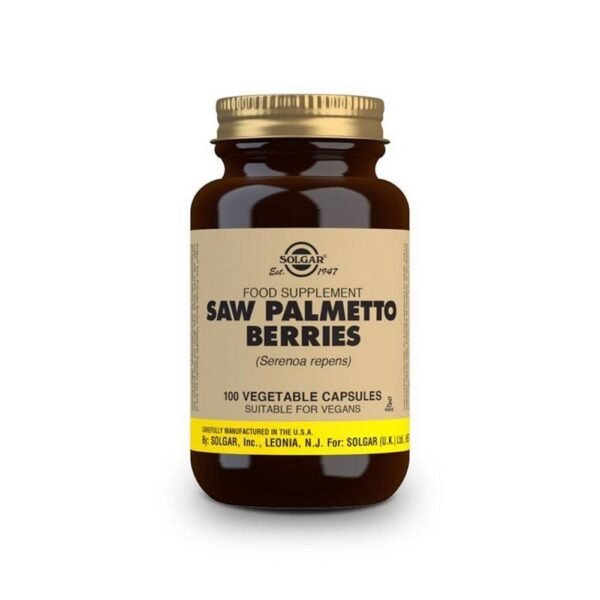 función urinaria-Solgar Sabal ,100, salud masculina-Solgar Sabal ,100, Serenoa repens-Solgar Sabal ,100, suplemento natural-Solgar Sabal ,100