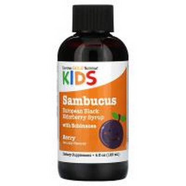 Immune System Support -California Gold Nutrition Children Sambucus Elderberry Syrup,