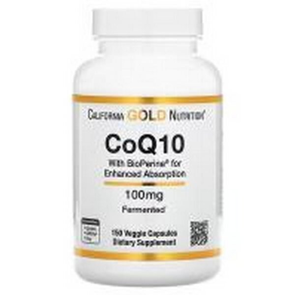 Cardiovascular Support-California Gold Nutrition CoQ10 with Bioperine® 100 mg,