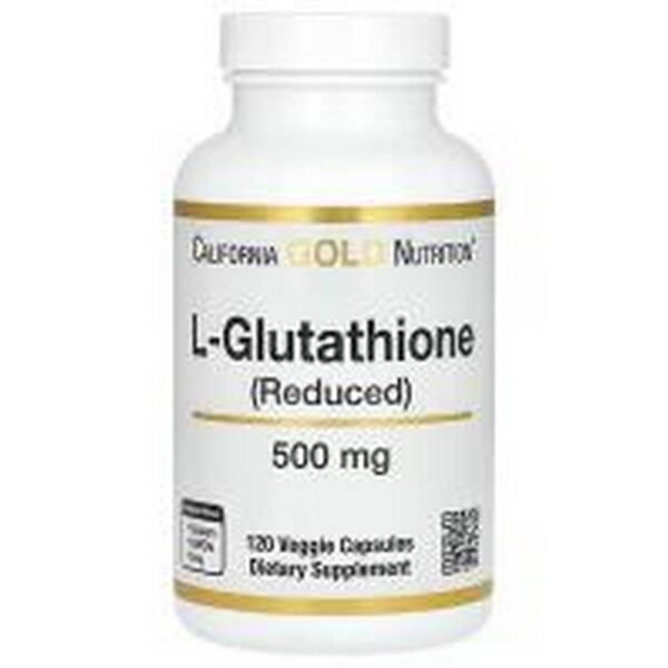 Body Detoxification -California Gold Nutrition L-Glutathione (Reduced) 500 mg,