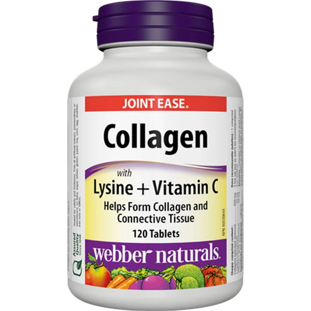 WEBBER NATURALS COLLAGENE + LYSINE+VITAMIN C ,120