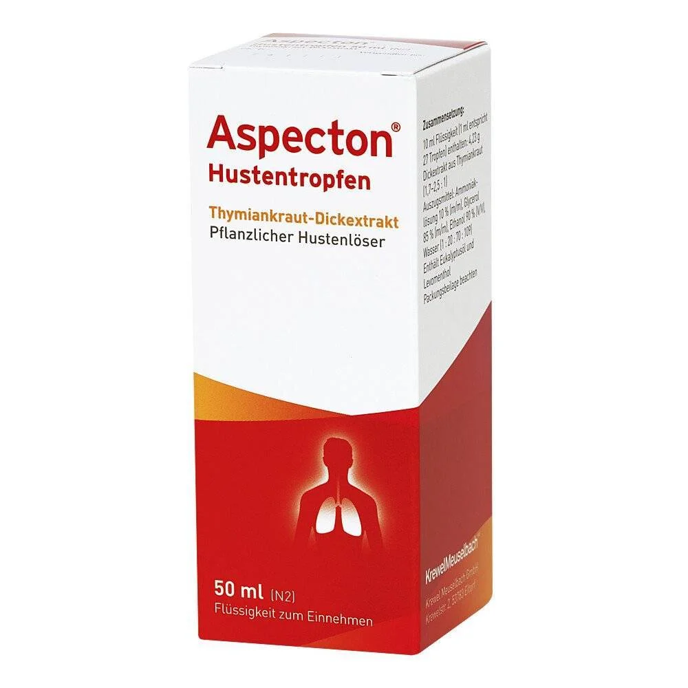 Aspecton Cough Drops 30 ml – Natural Relief for Cough and Throat Irritation