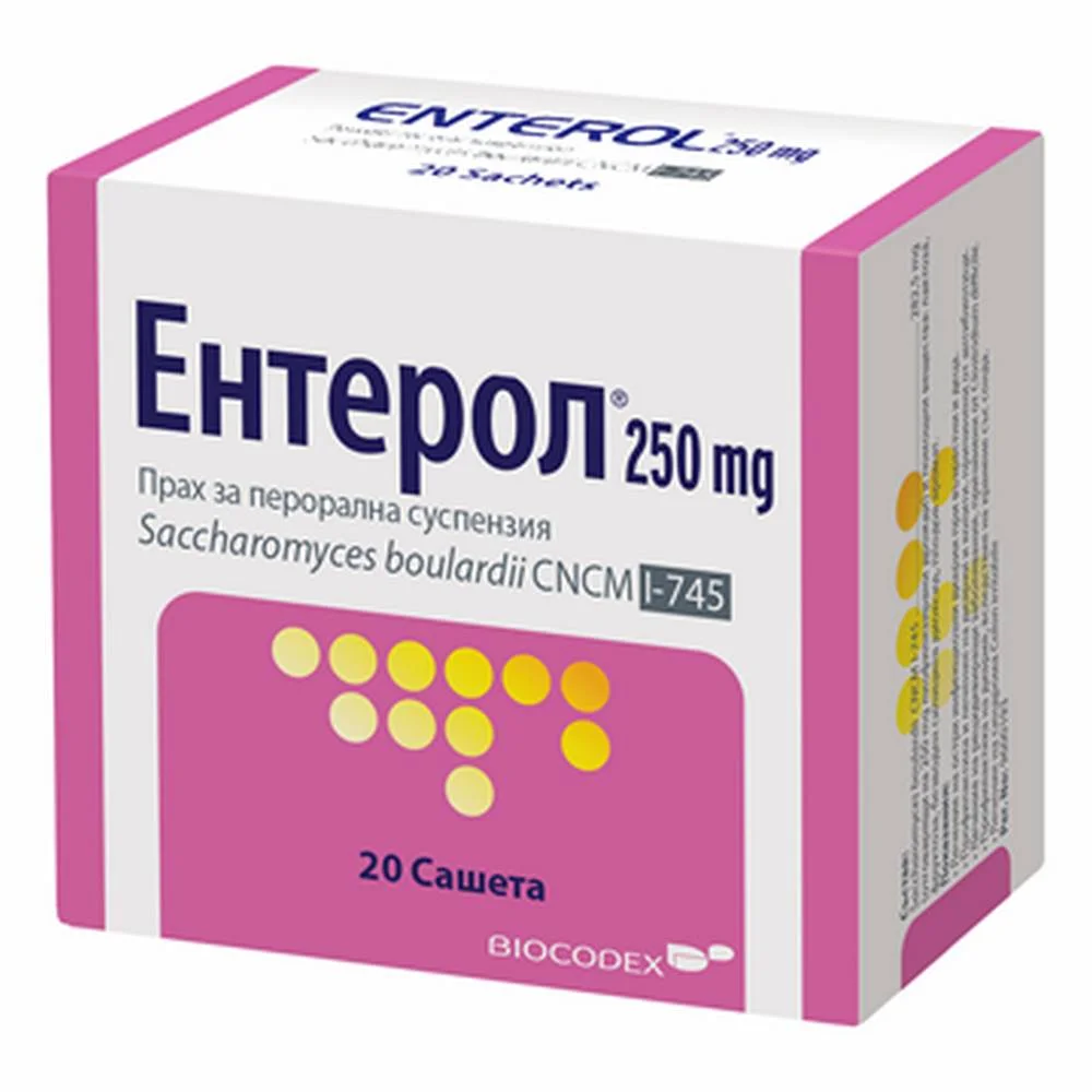 BIOCODEX ENTEROL 250mg,20-BIOCODEX ЕНТЕРОЛ 250 mg, 20
