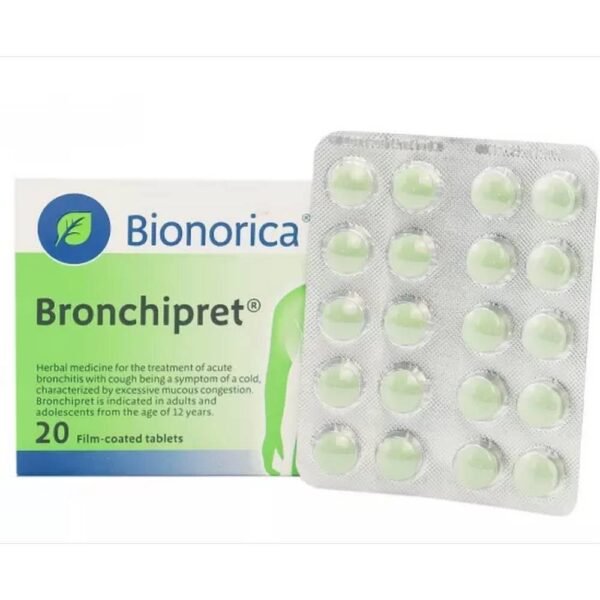 Relieving cough and clearing mucus – Bionorica Bronchipret Tabs,