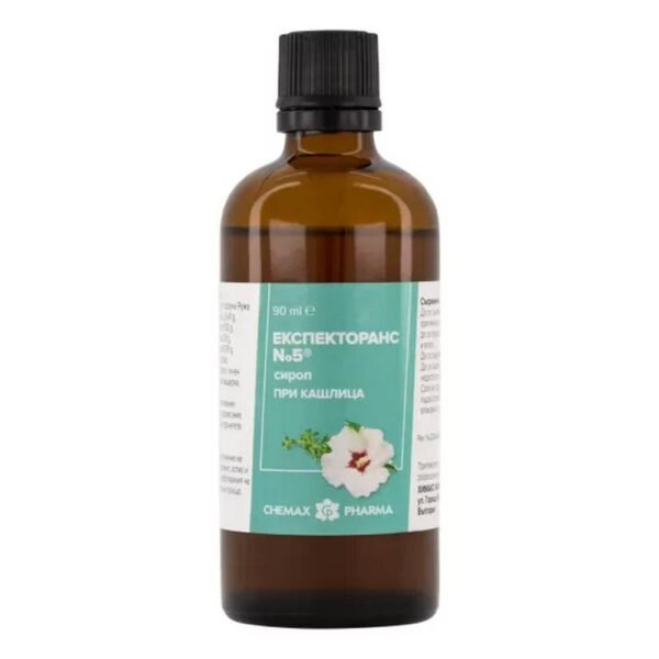 Relief of dry and wet cough - Chemax Expectorans No.5 Cough Syrup,