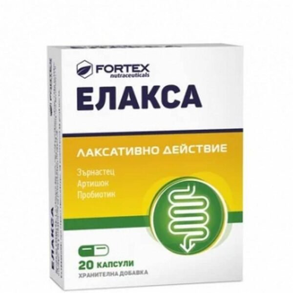 Constipation - FORTEX ELAXA anti-constipation capsules,