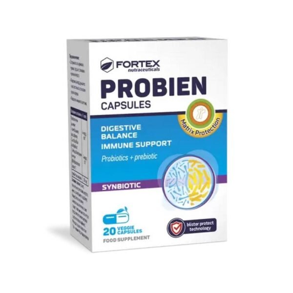 Support of gut microbiota – Fortex Probien Synbiotic Capsules,